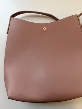 Minimalist Women's Tote Bag in Dusty Rose